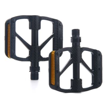 Picture of B610 1 Pair Mountain Bicycle Carbon Fiber Palin Bearing Pedals (Black)