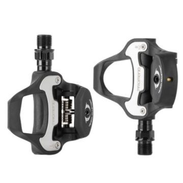 Picture of PROMEND PD-R95P 1pair Pedalway Road Bicycle Self-lock With Lock Film Nylon Lock Light Amount Foot Pedal (Black)