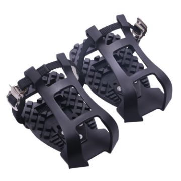 Picture of Bicycle Pedal Foot Binding Indoor Exercise Bike Pedal Accessories (Black)