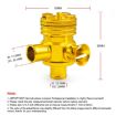 VW/Audi Car Modified Pressure Relief Valve 1.8T/2.7T Discharge Valve (Black) - 4
