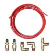 18ft 1/4" Air Hose Pipe Kit with 1/4 NPT Elbow Fitting - 1