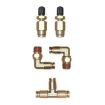 18ft 1/4" Air Hose Pipe Kit with 1/4 NPT Elbow Fitting - 5