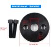 Dodge Cummins 5046 Crankshaft Wear Sleeve + 1388 Front Cover Crankshaft Seal Installation Tool - 2