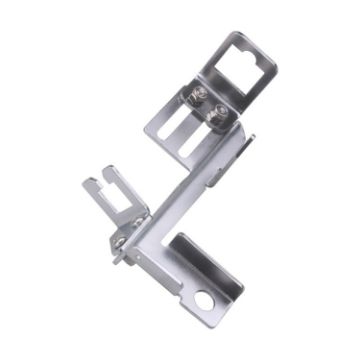 Throttle and Kickdown Cable Bracket Kit for SBC BBC Silver - 1