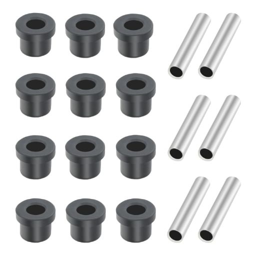 Rubber & Iron Sleeve Kit for EZGO TXT Golf Cart - 12 Rubber + 6 Iron Sleeves - 1