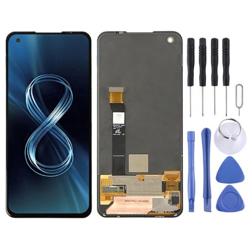 AMOLED LCD Screen for Asus Zenfone 8 ZS590KS-2A007EU - Black - 1