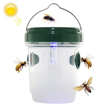 Picture of Solar Powered LED Fly Bee Trap Catcher Insect Control Tool