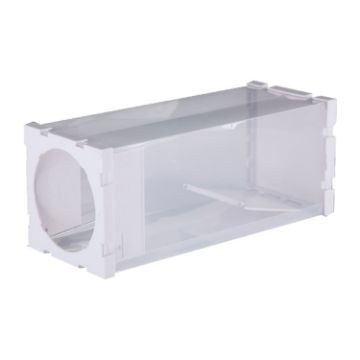Picture of Door Humane Animal Live Cage, Rat, Mouse and More Small Rodents PP Material Transparent Cage Trap