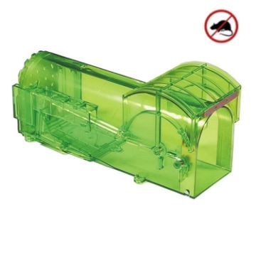 Picture of Short Cage Plastic Mousetrap Humane Cage For Catching Mice Alive (Green)