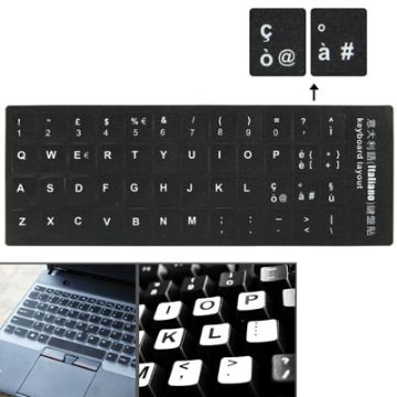 Picture of Italian Learning Keyboard Layout Sticker for Laptop/Desktop Computer Keyboard