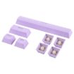 Picture of ABS Translucent Keycaps, OEM Highly Mechanical Keyboard, Universal Game Keyboard (Purple)