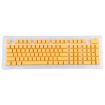 Picture of ABS Translucent Keycaps, OEM Highly Mechanical Keyboard, Universal Game Keyboard (Yellow)