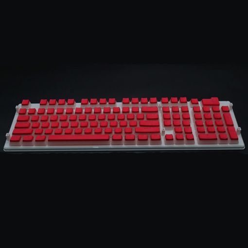 Double-layer Two-color Mechanical Keycap (Red) - 108-key Pudding - 1