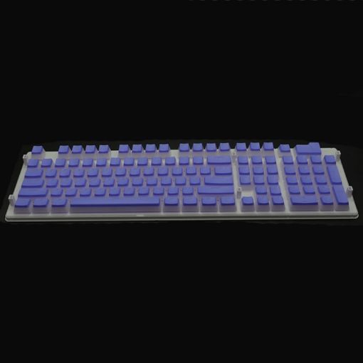 Double-layer Two-color Mechanical Translucent Keycap (Violet) - 1