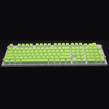 Picture of Pudding Double-layer Two-color 108-key Mechanical Translucent Keycap (Apple Green)