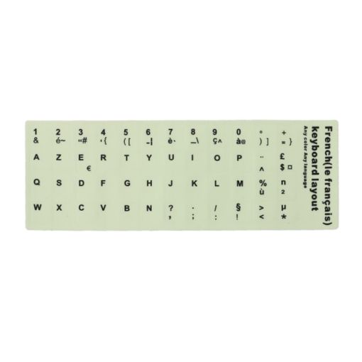 French Luminous Keyboard Stickers - 3 PCS - 1