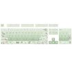 148 Keys MDA Height 5-sided PBT Mechanical Keyboard Keycaps - Green - 1