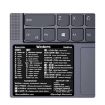 5 PCS PC Reference Keyboard Shortcut Sticker for Lightroom - 2