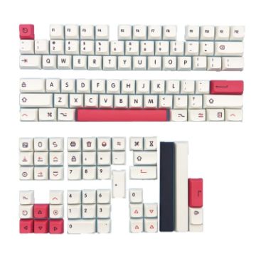 Picture of Planet 126 Keys Sublimation Mechanical Keyboard PBT Keycaps