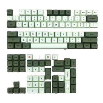 Picture of Matcha 124 Keys Sublimation Mechanical Keyboard PBT Keycaps