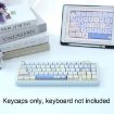 148 Keys MDA Height 5-sided PBT Mechanical Keyboard Keycaps Blue - 6
