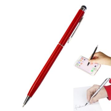 Picture of AT-18 3 in 1 Rotary Mobile Phone Touch Screen Handwriting Pen is Suitable for Apple/Huawei/Samsung (Red)