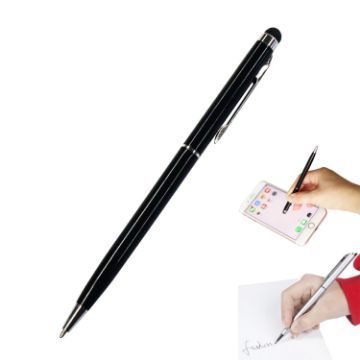 Picture of AT-18 3 in 1 Rotary Mobile Phone Touch Screen Handwriting Pen is Suitable for Apple/Huawei/Samsung (Black)