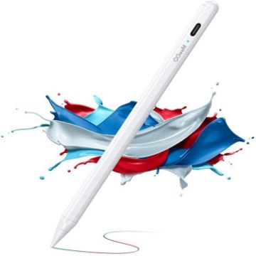 QGeeM ID706 Rechargeable Active Stylus for iPad - White - 1