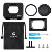 Picture of PULUZ for Sony RX0 Aluminum Alloy Protective Cage + 37mm UV Filter Lens + Lens Sunshade with Screws and Screwdrivers (Black)