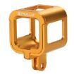 Picture of PULUZ Housing Shell CNC Aluminum Alloy Protective Cage with Insurance Frame for GoPro HERO5 Session/HERO4 Session/HERO Session (Gold)