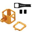 Picture of PULUZ Housing Shell CNC Aluminum Alloy Protective Cage with Insurance Frame for GoPro HERO5 Session/HERO4 Session/HERO Session (Gold)