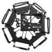 Picture of PULUZ 8 in 1 All View Panorama Frame CNC Aluminum Alloy Protective Cage with Screw for GoPro HERO7/6/5 (Black)