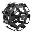 Picture of PULUZ 8 in 1 All View Panorama Frame CNC Aluminum Alloy Protective Cage with Screw for GoPro HERO7/6/5 (Black)