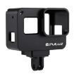 Picture of PULUZ Housing Shell CNC Aluminum Alloy Protective Cage with Insurance Frame for GoPro HERO (2018)/7 Black/6/5 (Black)
