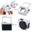 Picture of PULUZ Housing Shell CNC Aluminum Alloy Protective Cage with Insurance Frame & 52mm UV Lens for GoPro HERO (2018)/7 Black/6/5 (Silver)