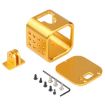 Picture of Housing Shell CNC Aluminum Alloy Protective Cage with Insurance Back Cover for GoPro HERO5 Session/HERO4 Session/HERO Session (Gold)
