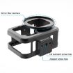 Picture of PULUZ GoPro HERO12/11/10/9 Black Thin Housing Shell CNC Aluminum Protective Cage & 52mm UV Lens (Black)