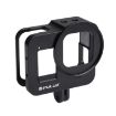 Picture of PULUZ Housing Shell CNC Aluminum Alloy Protective Cage with 52mm UV Lens for GoPro HERO8 Black (Black)