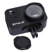 Picture of PULUZ Housing Shell CNC Aluminum Alloy Protective Cage with 37mm UV Filter Lens for Xiaomi Mijia Small Camera (Black)
