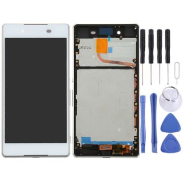 OEM LCD Screen for Sony Xperia Z4 Digitizer Full Assembly (White) - 1