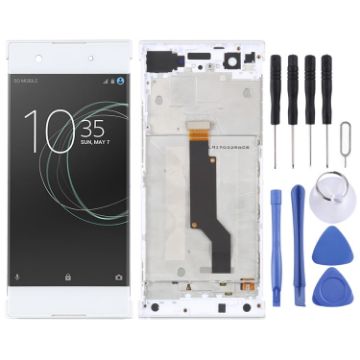 LCD Screen For Sony Xperia XA1 G3116 Digitizer Full Assembly White - 1