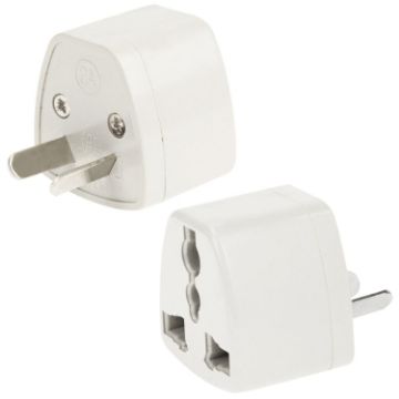 Picture of Plug Adapter, Travel Power Adaptor with AU Socket Plug (White)