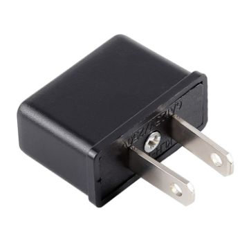Picture of US & EU & AU Plug to US Plug AC Wall Universal Travel Power Socket Plug Adaptor (Black)