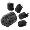 Universal Travel Adaptor - EU AU UK US Plug - Black - 1