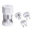 Universal Travel Adaptor - EU AU UK US Plug (White) - 1