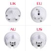 Universal Travel Adaptor - EU AU UK US Plug (White) - 3