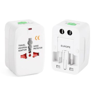 World Universal Travel Adaptor - All in 1 (White) - 1
