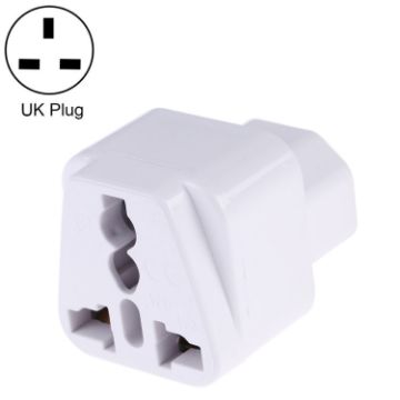 Picture of Portable Universal Socket to C14 Male Plug UPS PDU APC Computer Server Power Adapter Travel Charger (White)