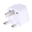 Portable Universal Socket to UK Plug Power Adapter Travel Charger - White - 3