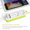 EU Plug Power Strip with 4 USB Port - 2